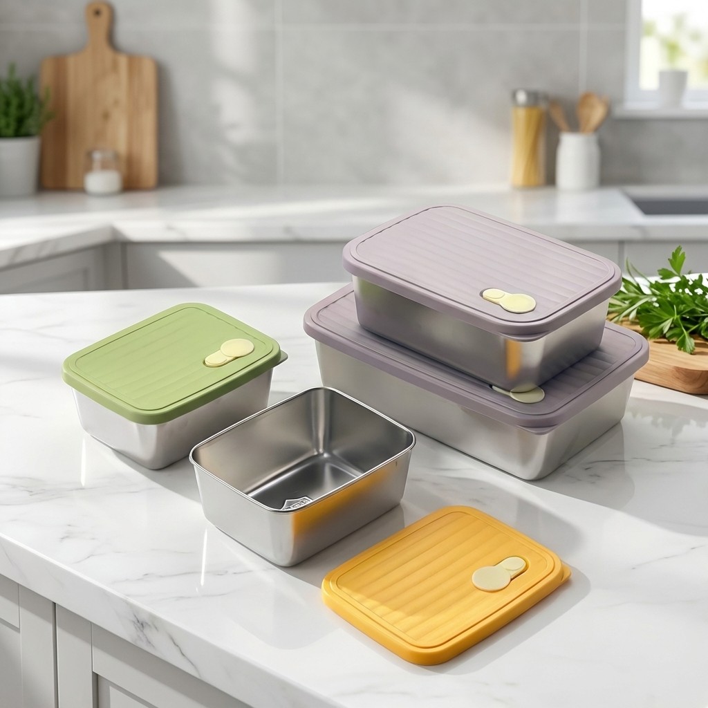 Food Storage Containers Xl - Caixa de armazenamento para geladeira, recipiente