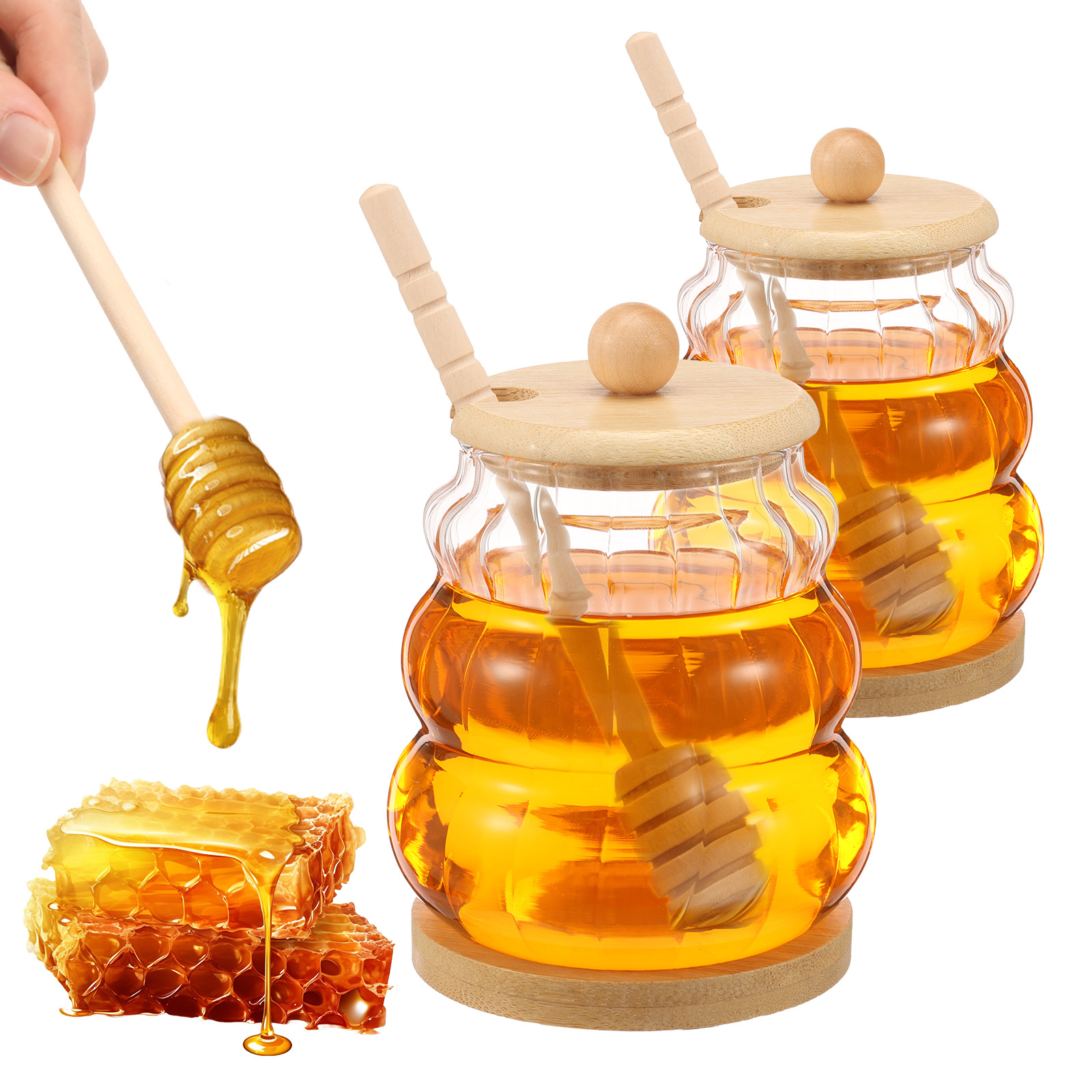 Food Storage Lidl - Conjunto de 2 Potes de Vidro