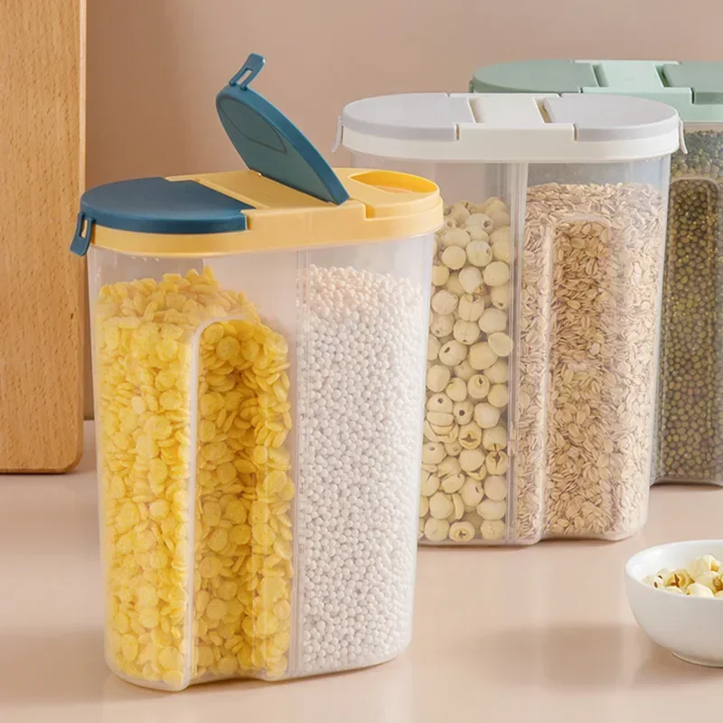 Food Storage Lidl - Frasco de cereais de grade dupla