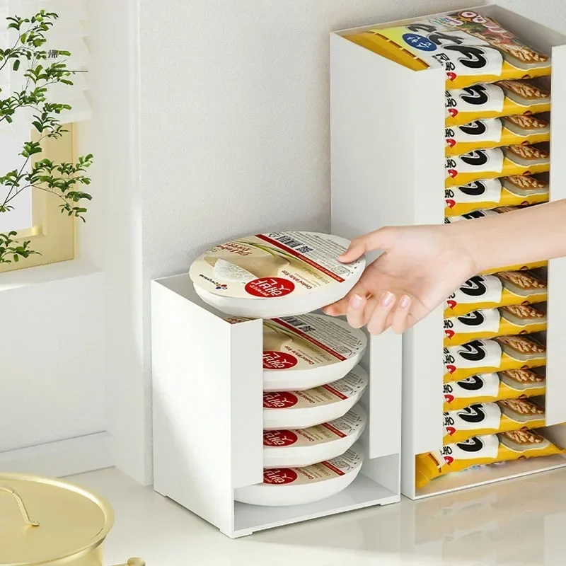 Food Storage For Pantry - Caixa Organizadora Multifuncional para Macarrão Instantâneo,