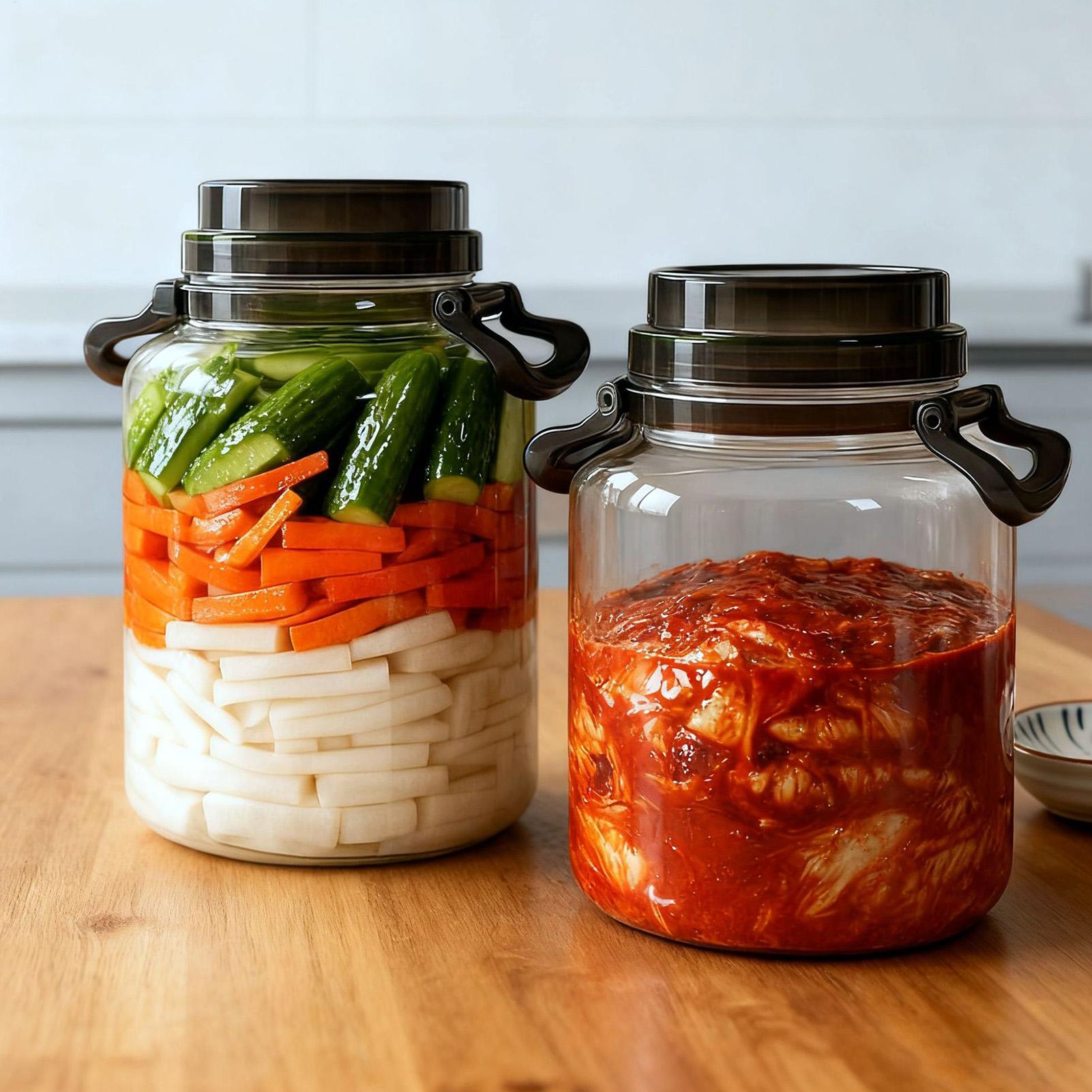 Food Storage Lidl - Potes Redondos de 5L para Picles