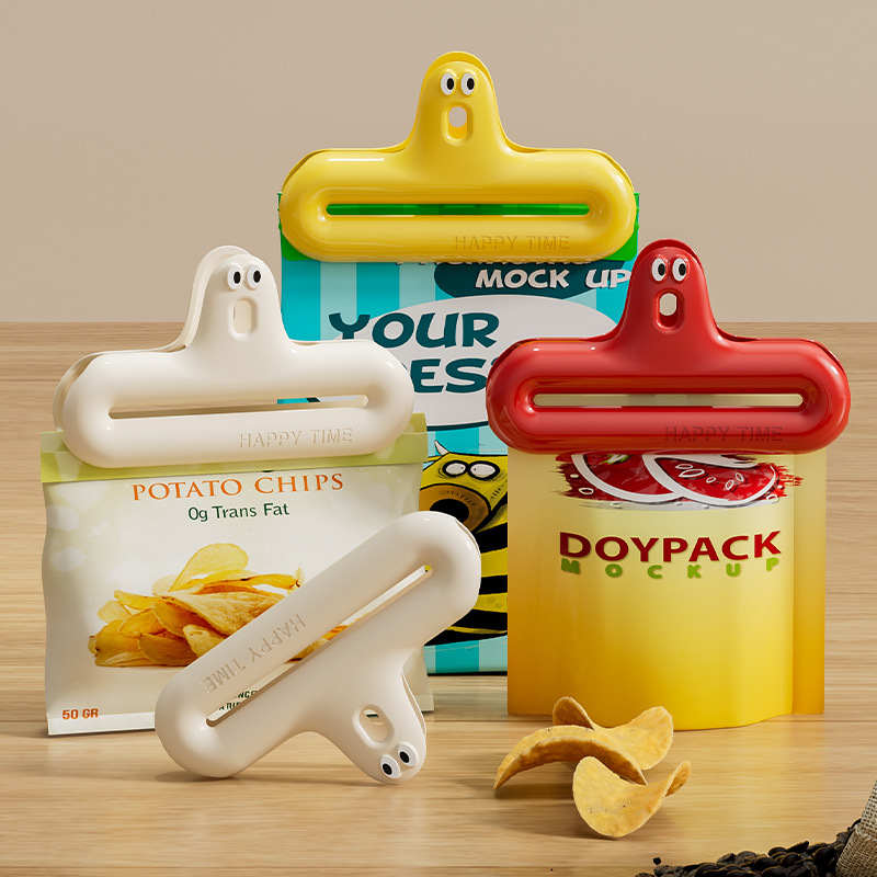 Food Storage Zip Lock Bags - Clipe de vedação para embalagens de