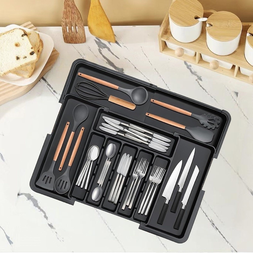 Food Storage Drawers - Bandeja Retrátil para Armazenamento com Divisórias,