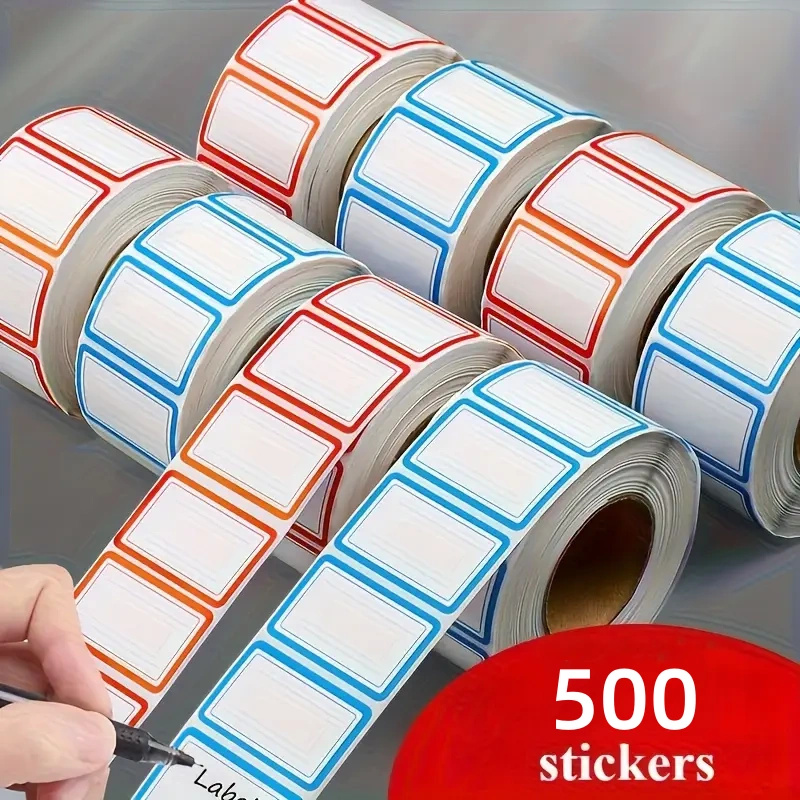 Food Storage Tank - Etiquetas adesivas para congelamento, 500 peças,