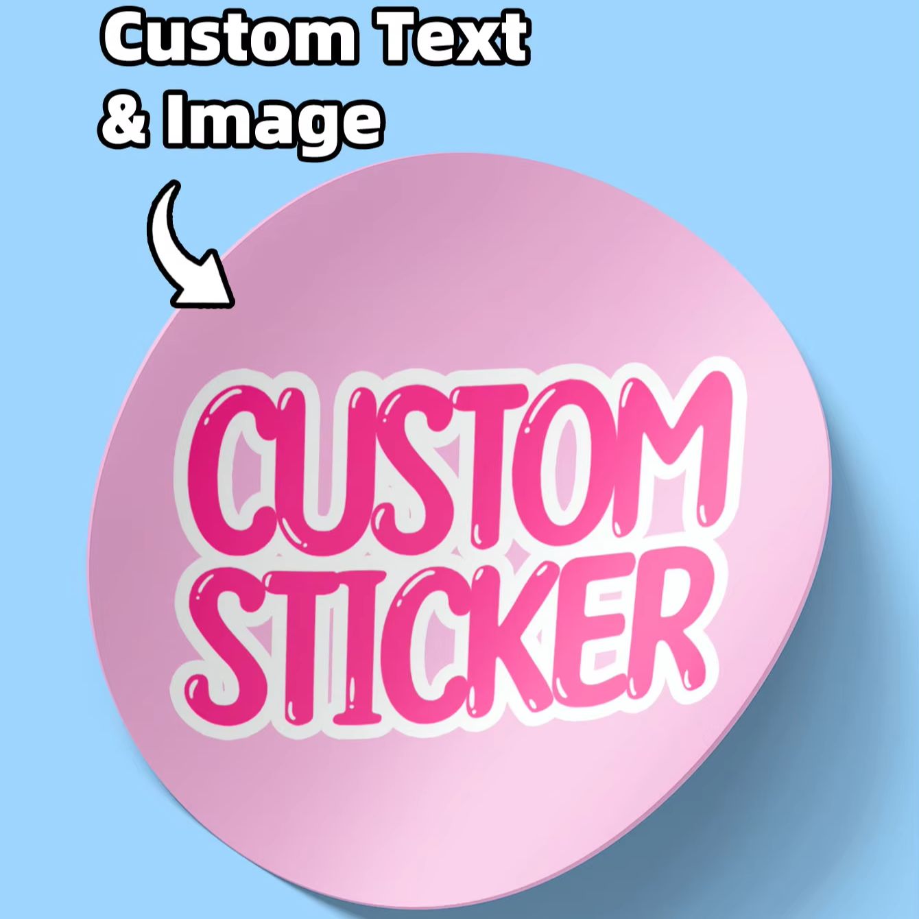 Food Storage Tank - 1-180PCS Adesivos Redondos Personalizados à Prova