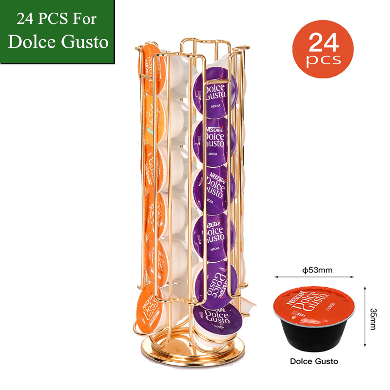 Food Storage Types - Suporte Rotativo para Café Pod para