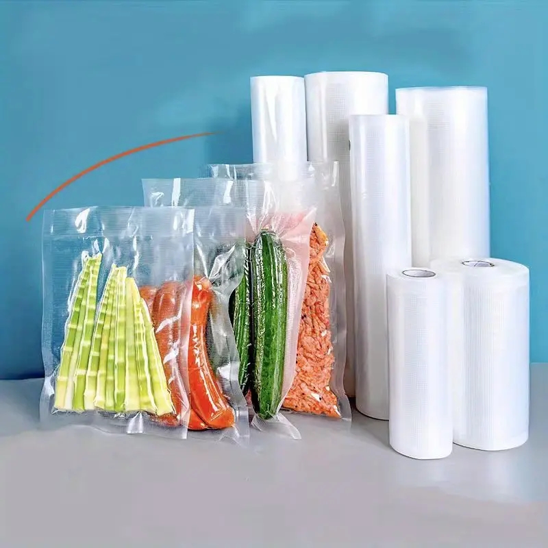 Food Storage Bag Organizer - 500cm/rolo sacos de vácuo de alimentos