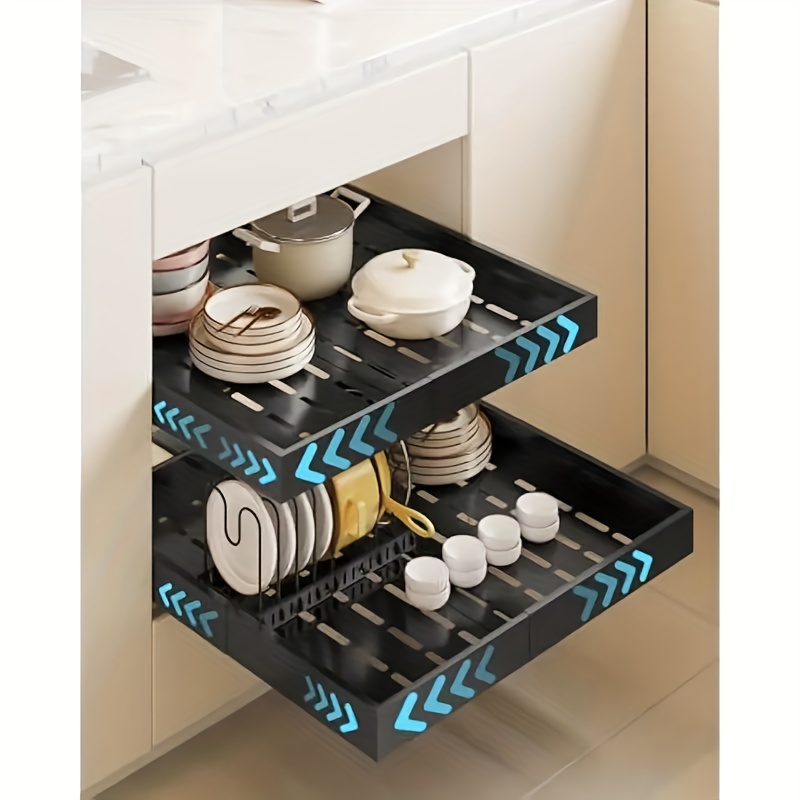 Food Storage Drawers - Organizador de bandeja removível, rack de