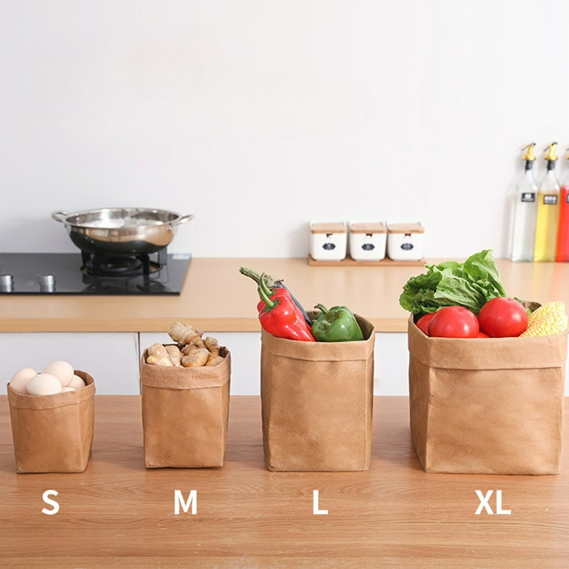 Saco de papel kraft lavável, s - Food Storage Bags Reusable avaliação e preço