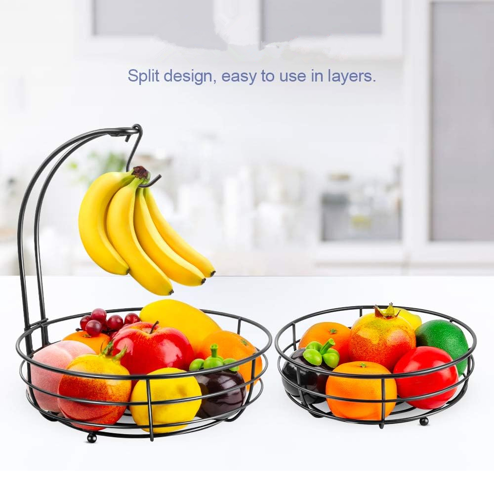 Cesta de Frutas de 2 Níveis pa - Food Storage Types avaliação e preço