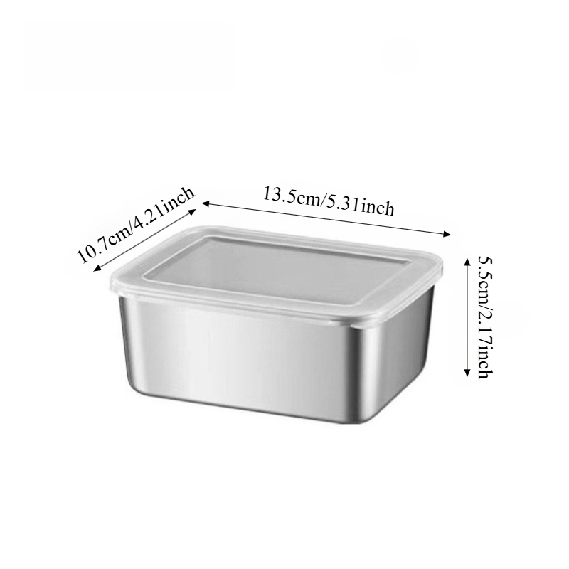 3/6 Peças Recipiente Retangula - Food Storage Containers With Lids avaliação e preço