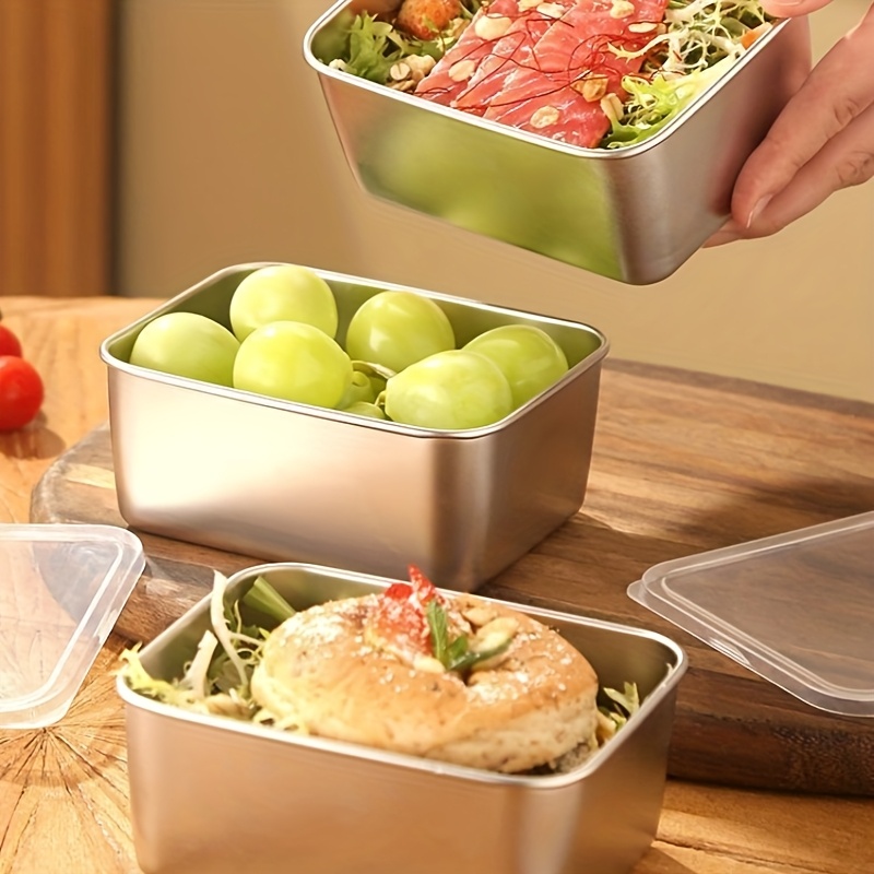 3/6 Peças Recipiente Retangula - Food Storage Containers With Lids avaliação e preço