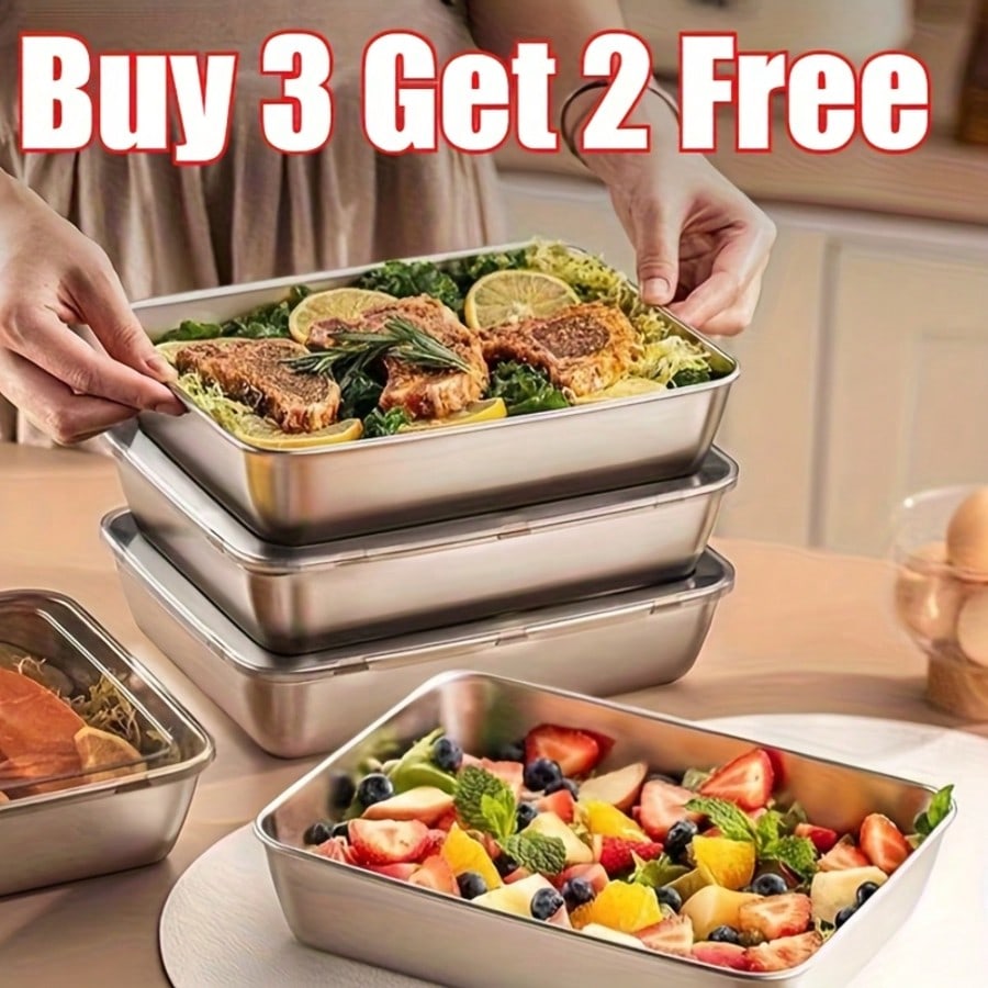 Conjunto de 5 Recipientes de A - Food Storage Containers Xl avaliação e preço