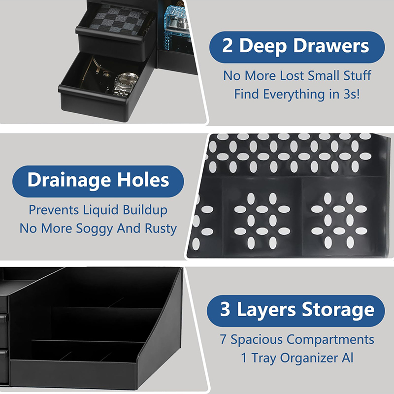 Organizador de colônia para ho - Food Storage Drawers avaliação e preço