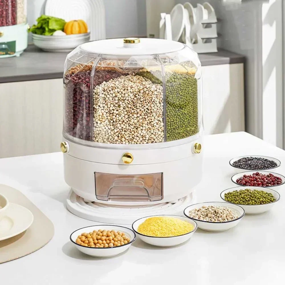 Dispensador de Grãos Rotativo  - Food Storage Drawers avaliação e preço