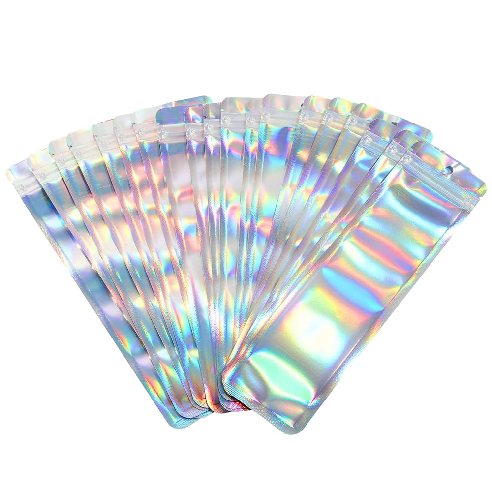 Sacos de embalagem holográfica - Food Storage Zip Lock Bags avaliação e preço