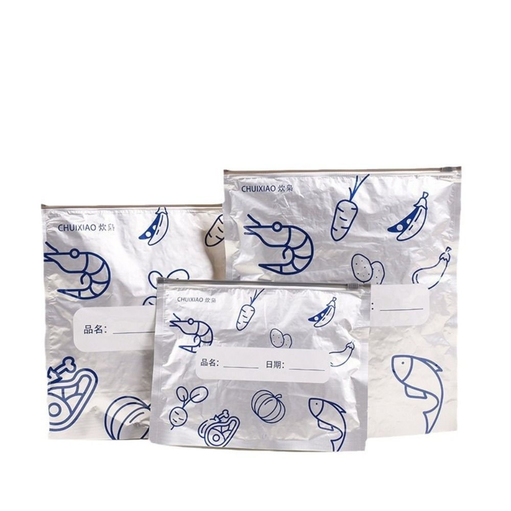 10 Unidades/Pacote Saco de Alu - Food Storage Bags Reusable avaliação e preço