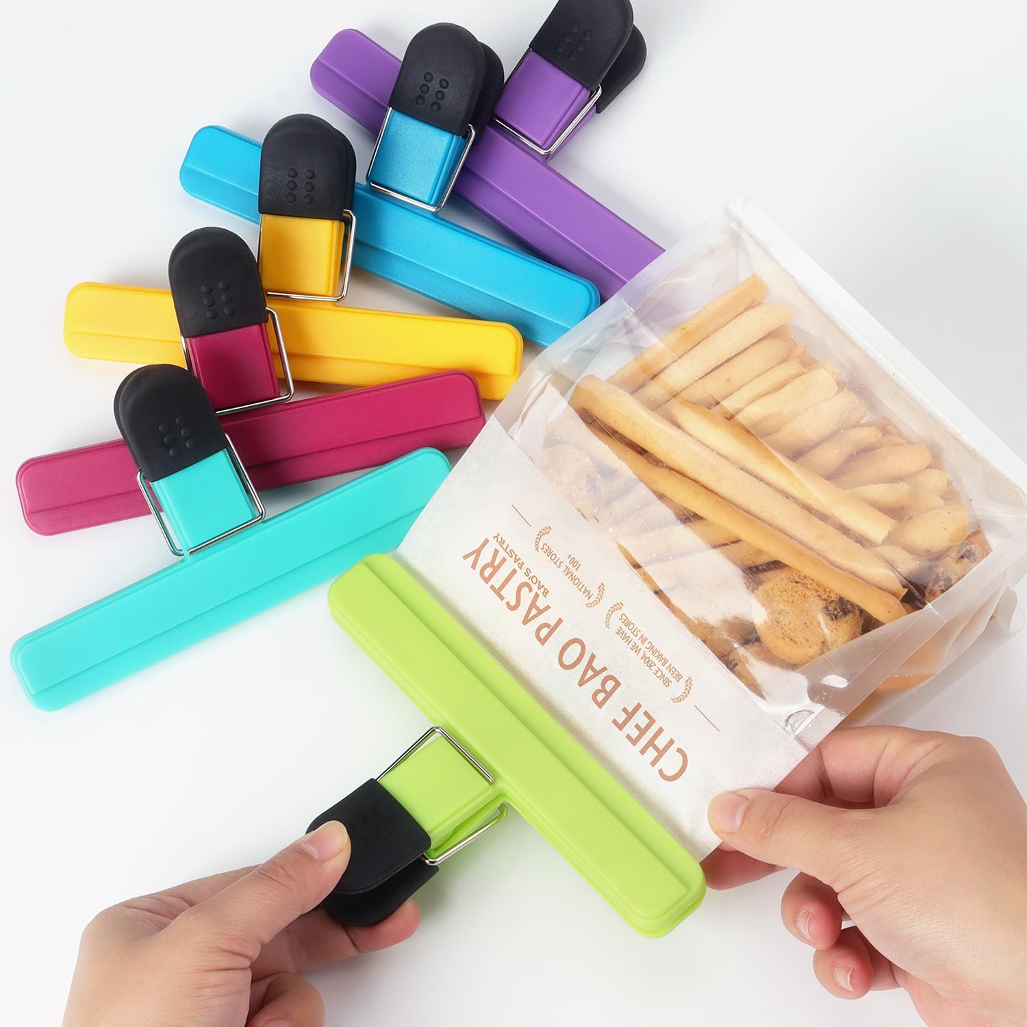 3-12 pçs clipe de vedação mult - Food Storage Bags Reusable avaliação e preço