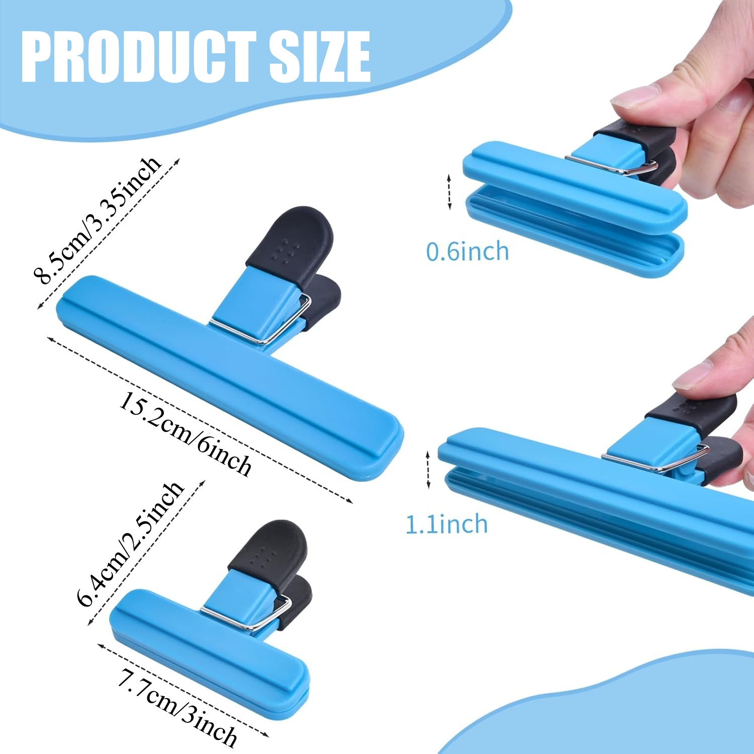 3-12 pçs clipe de vedação mult - Food Storage Bags Reusable avaliação e preço