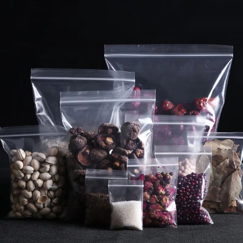 100 Sacos Transparentes com Zí - Food Storage Zip Lock Bags avaliação e preço