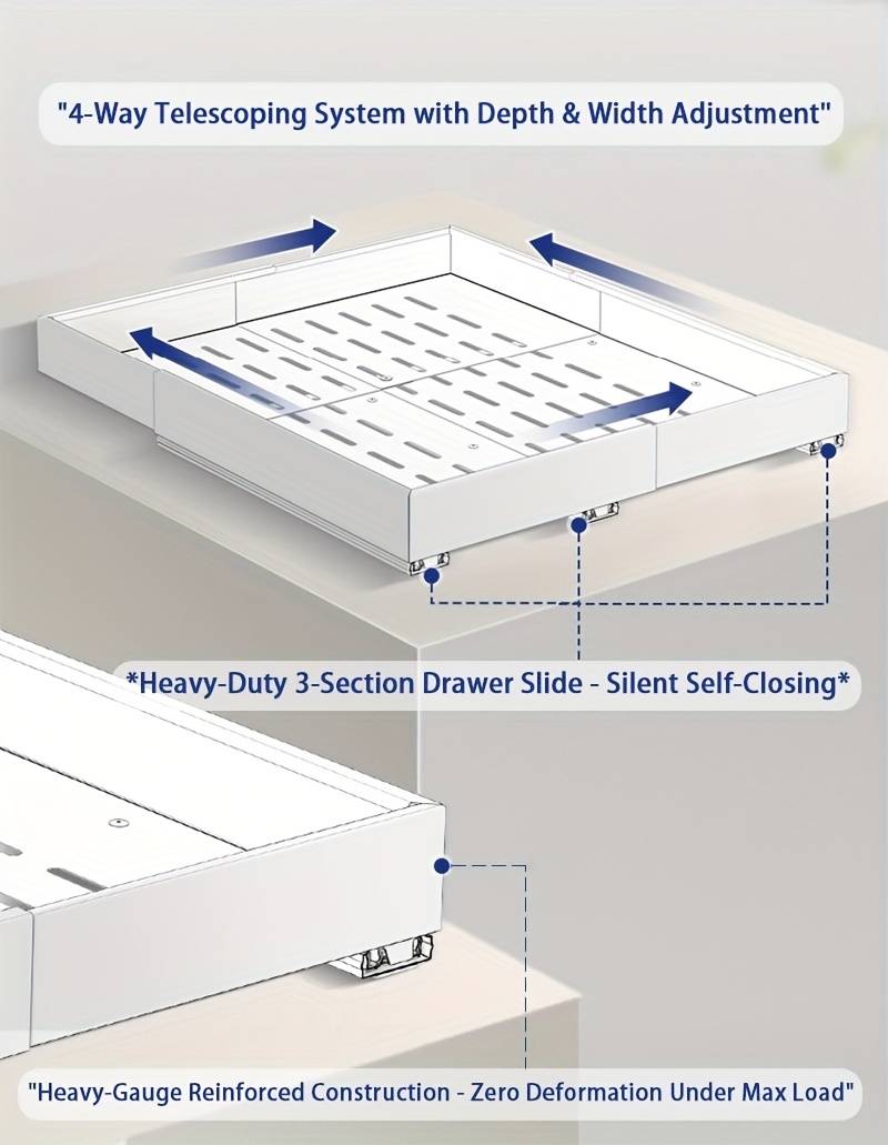 Organizador de bandeja removív - Food Storage Drawers avaliação e preço